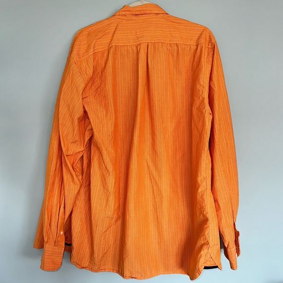 Men’s GAP Classic Button Down Orange Large L - Picture 5 of 13